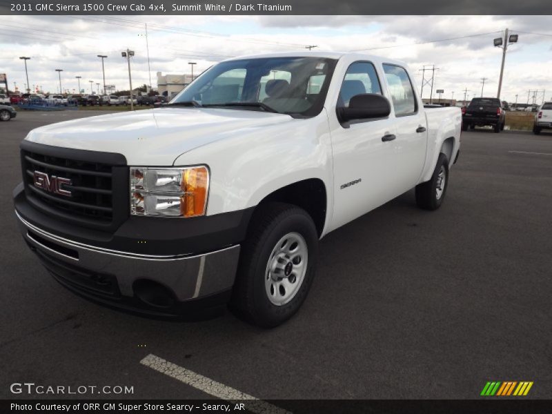 Summit White / Dark Titanium 2011 GMC Sierra 1500 Crew Cab 4x4