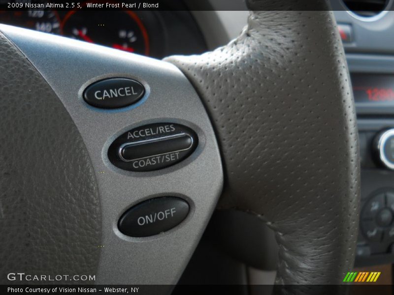 Winter Frost Pearl / Blond 2009 Nissan Altima 2.5 S