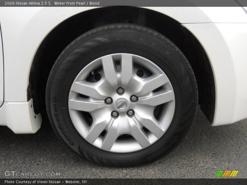 Winter Frost Pearl / Blond 2009 Nissan Altima 2.5 S