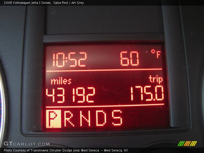 Salsa Red / Art Grey 2008 Volkswagen Jetta S Sedan