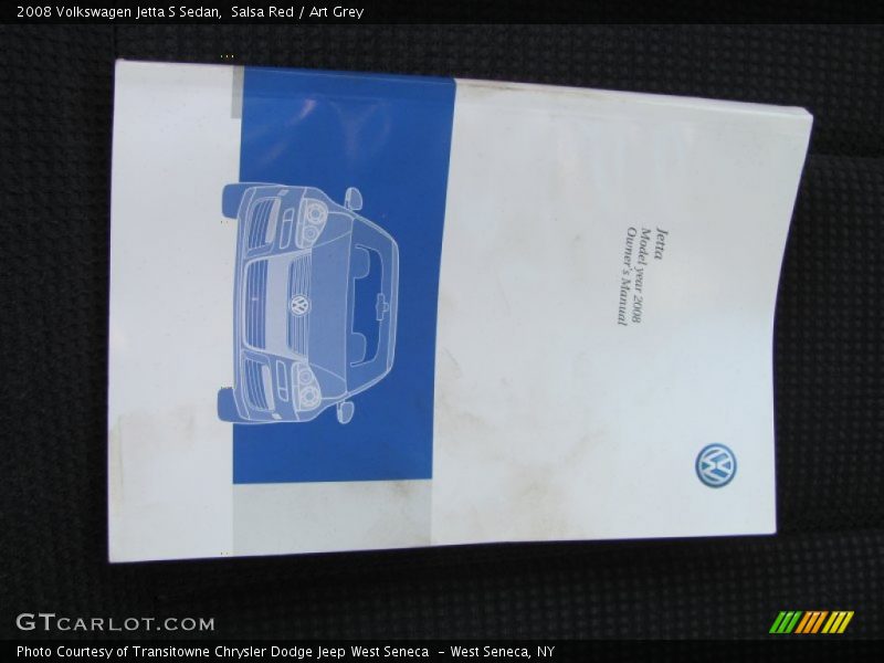 Salsa Red / Art Grey 2008 Volkswagen Jetta S Sedan