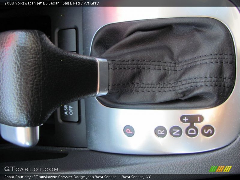 Salsa Red / Art Grey 2008 Volkswagen Jetta S Sedan