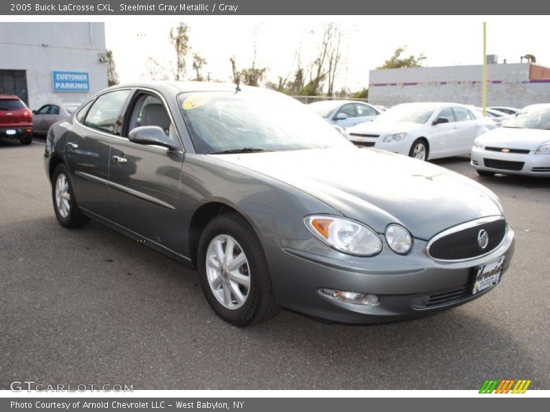 Steelmist Gray Metallic / Gray 2005 Buick LaCrosse CXL