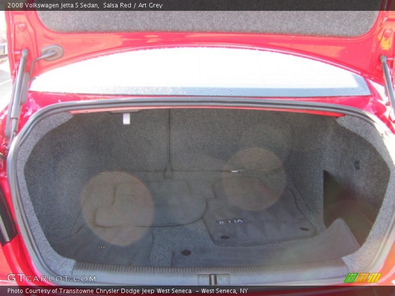 Salsa Red / Art Grey 2008 Volkswagen Jetta S Sedan