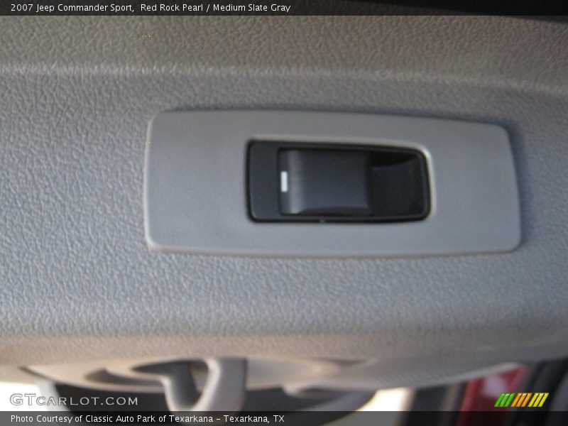 Red Rock Pearl / Medium Slate Gray 2007 Jeep Commander Sport