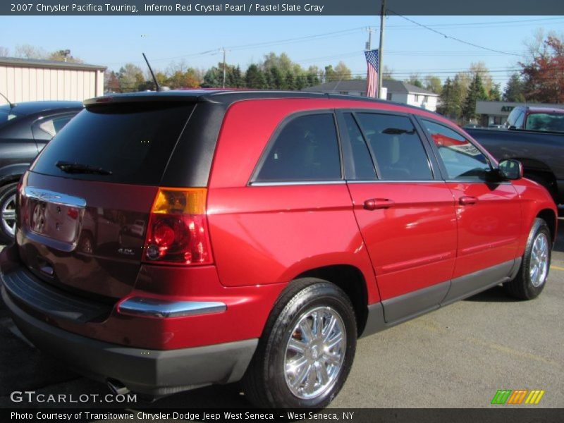 Inferno Red Crystal Pearl / Pastel Slate Gray 2007 Chrysler Pacifica Touring