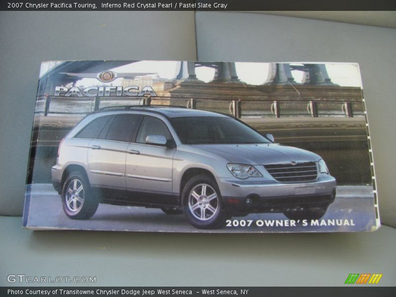 Inferno Red Crystal Pearl / Pastel Slate Gray 2007 Chrysler Pacifica Touring