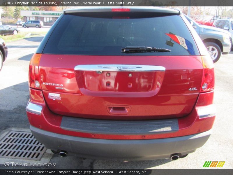 Inferno Red Crystal Pearl / Pastel Slate Gray 2007 Chrysler Pacifica Touring