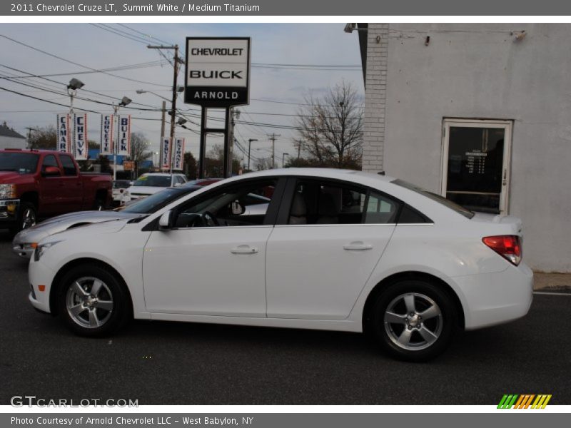 Summit White / Medium Titanium 2011 Chevrolet Cruze LT