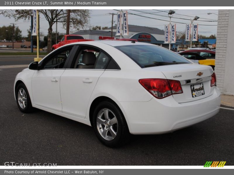 Summit White / Medium Titanium 2011 Chevrolet Cruze LT