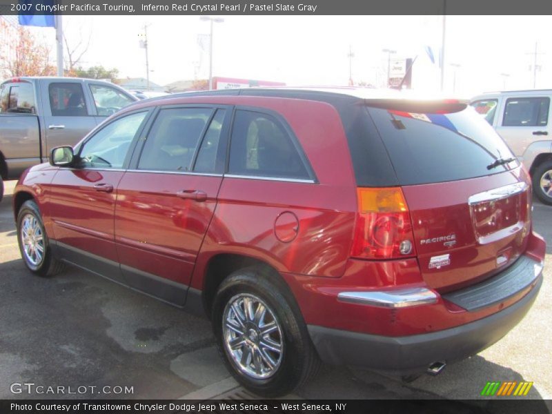 Inferno Red Crystal Pearl / Pastel Slate Gray 2007 Chrysler Pacifica Touring