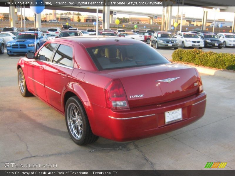 Inferno Red Crystal Pearlcoat / Dark Slate Gray/Light Graystone 2007 Chrysler 300 Touring
