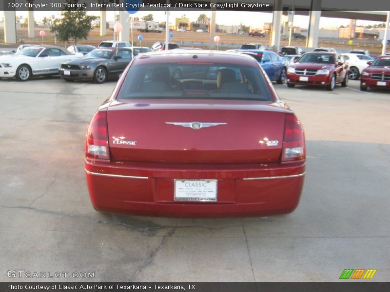 Inferno Red Crystal Pearlcoat / Dark Slate Gray/Light Graystone 2007 Chrysler 300 Touring