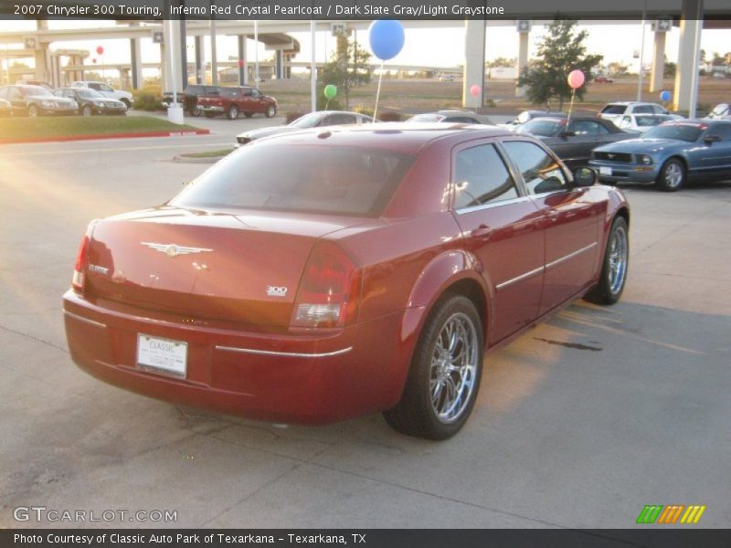 Inferno Red Crystal Pearlcoat / Dark Slate Gray/Light Graystone 2007 Chrysler 300 Touring