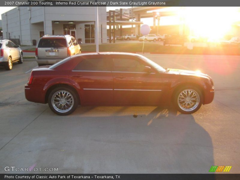 Inferno Red Crystal Pearlcoat / Dark Slate Gray/Light Graystone 2007 Chrysler 300 Touring