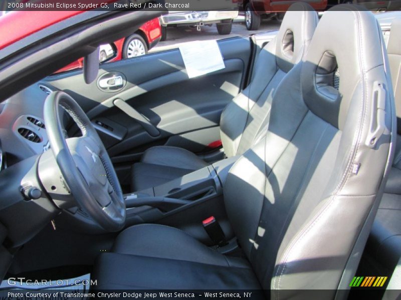 Rave Red / Dark Charcoal 2008 Mitsubishi Eclipse Spyder GS