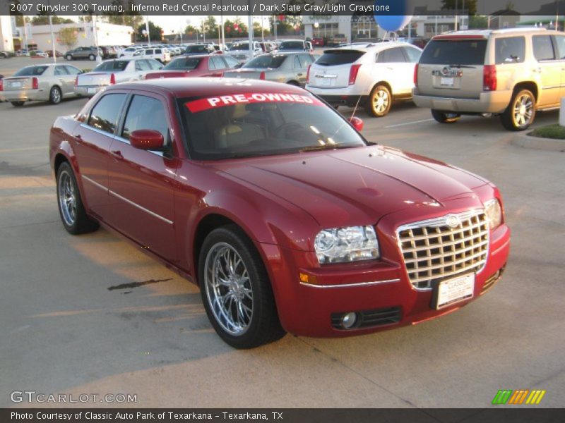 Inferno Red Crystal Pearlcoat / Dark Slate Gray/Light Graystone 2007 Chrysler 300 Touring
