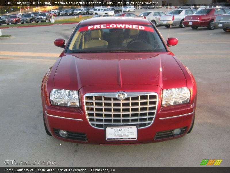 Inferno Red Crystal Pearlcoat / Dark Slate Gray/Light Graystone 2007 Chrysler 300 Touring