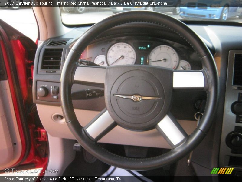 Inferno Red Crystal Pearlcoat / Dark Slate Gray/Light Graystone 2007 Chrysler 300 Touring