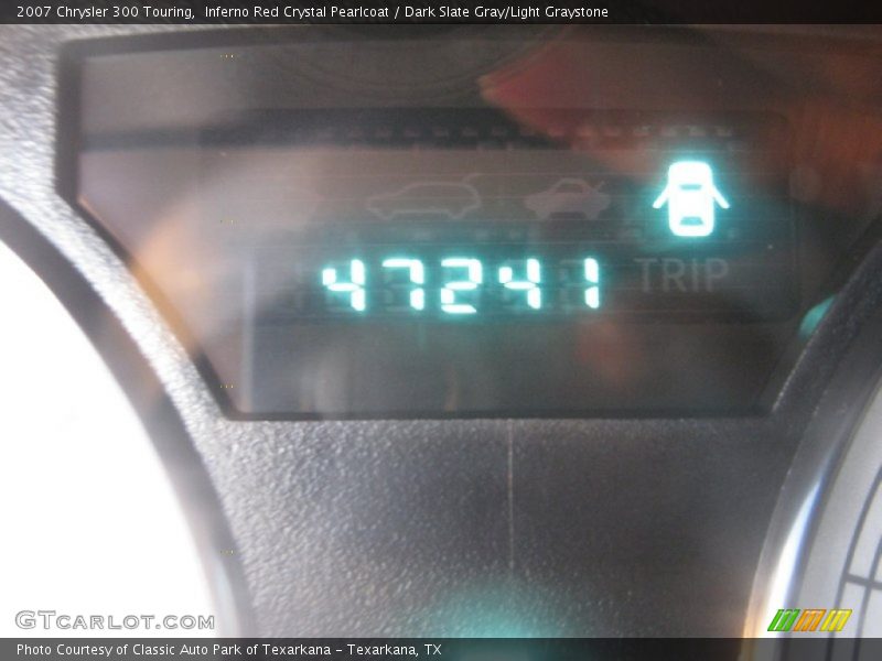 Inferno Red Crystal Pearlcoat / Dark Slate Gray/Light Graystone 2007 Chrysler 300 Touring
