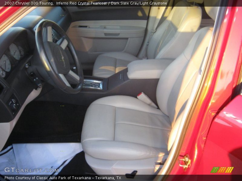 Inferno Red Crystal Pearlcoat / Dark Slate Gray/Light Graystone 2007 Chrysler 300 Touring