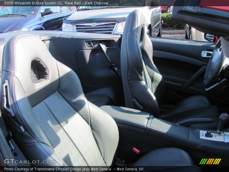 Rave Red / Dark Charcoal 2008 Mitsubishi Eclipse Spyder GS