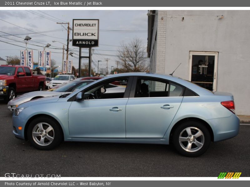 Ice Blue Metallic / Jet Black 2011 Chevrolet Cruze LT