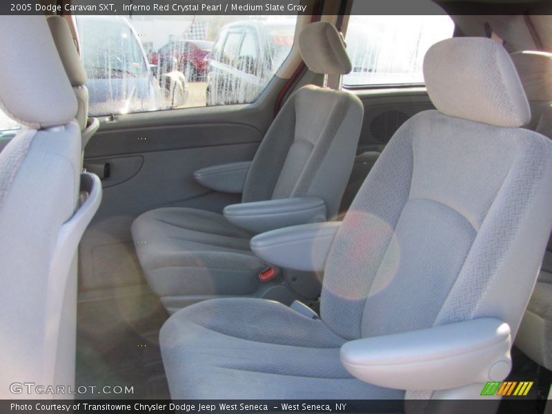 Inferno Red Crystal Pearl / Medium Slate Gray 2005 Dodge Caravan SXT
