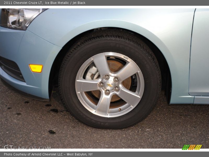 Ice Blue Metallic / Jet Black 2011 Chevrolet Cruze LT