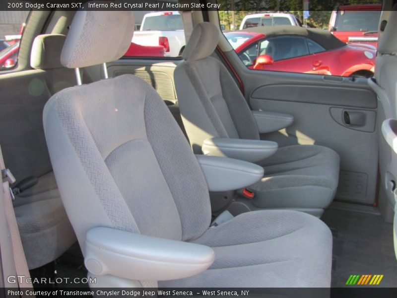 Inferno Red Crystal Pearl / Medium Slate Gray 2005 Dodge Caravan SXT
