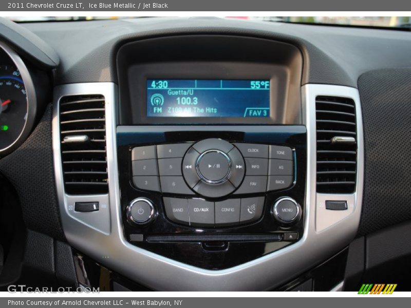 Ice Blue Metallic / Jet Black 2011 Chevrolet Cruze LT