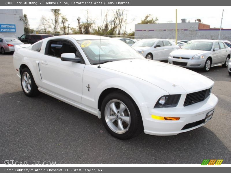 Front 3/4 View of 2008 Mustang GT Deluxe Coupe