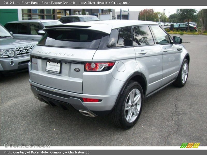 Indus Silver Metallic / Cirrus/Lunar 2012 Land Rover Range Rover Evoque Dynamic