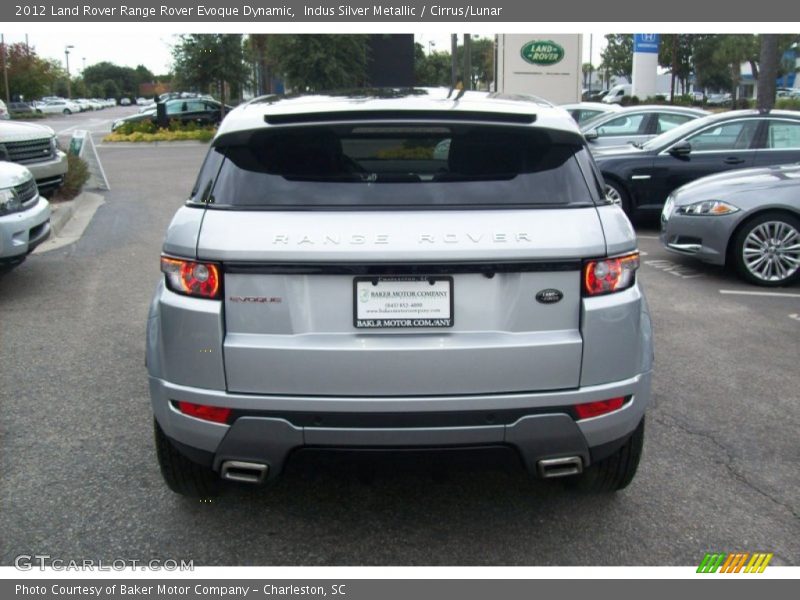 Indus Silver Metallic / Cirrus/Lunar 2012 Land Rover Range Rover Evoque Dynamic