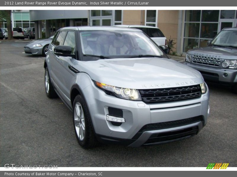 Indus Silver Metallic / Cirrus/Lunar 2012 Land Rover Range Rover Evoque Dynamic