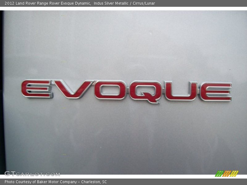  2012 Range Rover Evoque Dynamic Logo