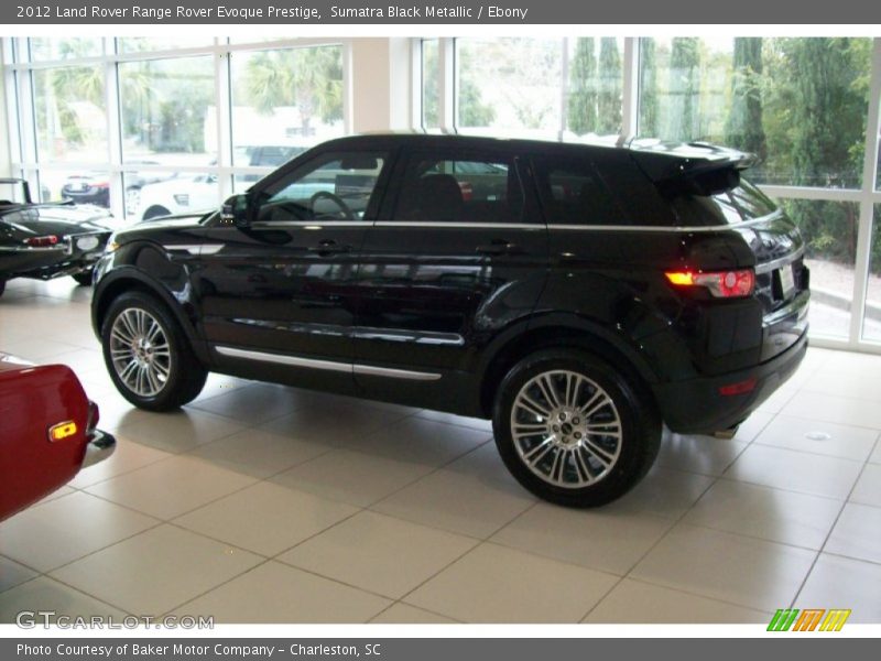 Sumatra Black Metallic / Ebony 2012 Land Rover Range Rover Evoque Prestige