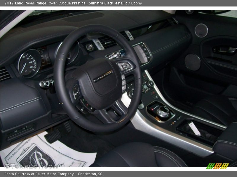 Sumatra Black Metallic / Ebony 2012 Land Rover Range Rover Evoque Prestige