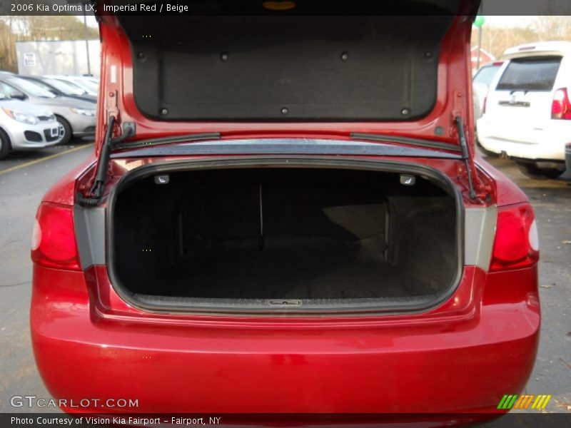  2006 Optima LX Trunk