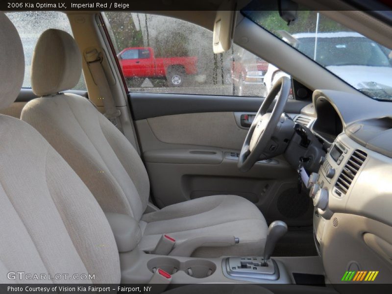 Imperial Red / Beige 2006 Kia Optima LX