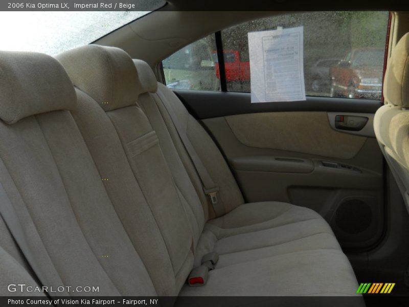 Imperial Red / Beige 2006 Kia Optima LX