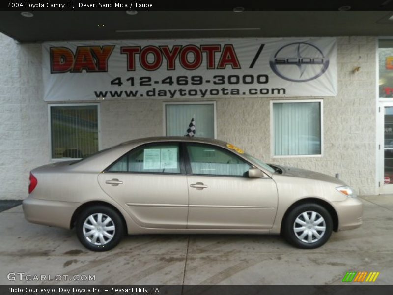 Desert Sand Mica / Taupe 2004 Toyota Camry LE
