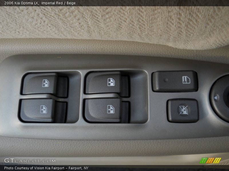 Controls of 2006 Optima LX
