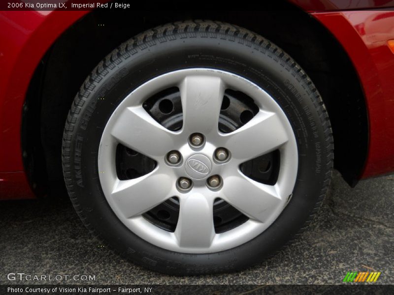 Imperial Red / Beige 2006 Kia Optima LX