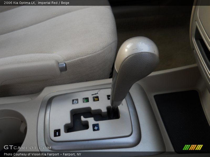  2006 Optima LX 5 Speed Sportmatic Automatic Shifter