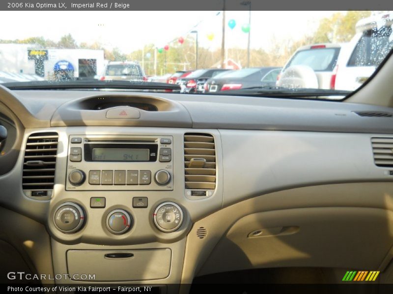 Imperial Red / Beige 2006 Kia Optima LX