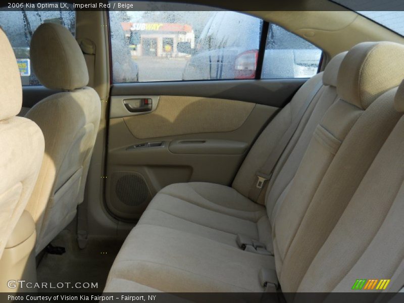 Imperial Red / Beige 2006 Kia Optima LX