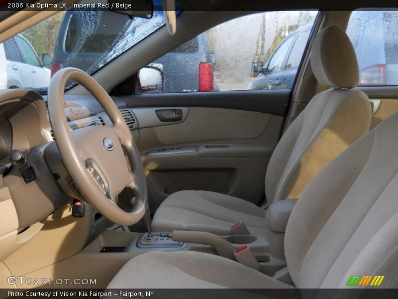 Imperial Red / Beige 2006 Kia Optima LX