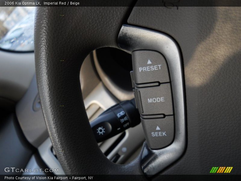 Imperial Red / Beige 2006 Kia Optima LX