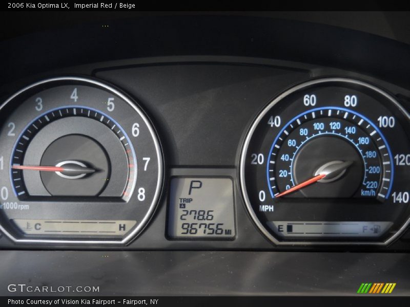  2006 Optima LX LX Gauges
